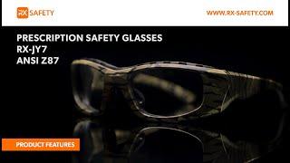 Prescription Safety Glasses RX-JY7 | ANSI Z87 | RX Safety