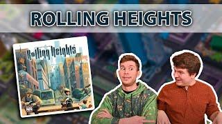 Rolling Heights | Let's Roll Our Meeples! | (Board Game Overview & Review #82)