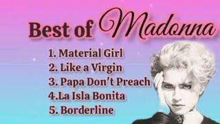 Best of Madonna-With Lyrics