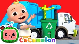 Garbage Recycling Truck Song! | Vehicles For Toddlers | CoComelon Nursery Rhymes & Kids Songs