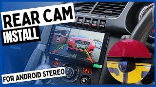 Rear View Parking Camera Full Install Process Step by Step Reverse Camera AHD