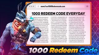 I Got 1000 Redeem Code in 5 Minutes