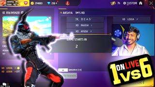 XD LEXXA  MOBILE  PLAYER 1VS6 GAMEPLAY ON LIVE ( ଓଡ଼ିଶା ଟୋକା ) @akshya1122