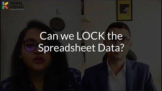 Can we lock the Spreadsheet Data? | Ask Kewal Anything | Kewal Kishan