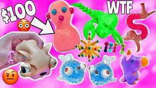 I BOUGHT THE WEIRDEST FIDGETS OFF THE INTERNET! *SO CREEPY* Giant Fidget Haul & Pop its