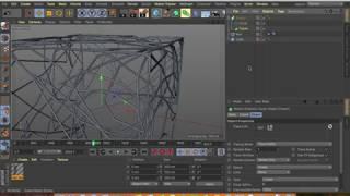 Fill Object with Tracer - Cinema 4d tutorial