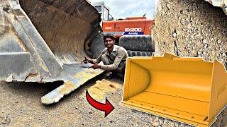 Restoration Old Caterpillar Loader Completely damaged bucket of || Complete  process work