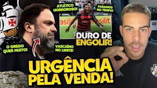 VENDA DO VASCO É QUESTÃO DE URGÊNCIA I FLAMENGO CAMPEÃO EVIDÊNCIA AINDA MAIS O FRACASSO!