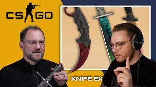 ohnePixel reacts to Knife Expert Reacts To CS:GO Knives