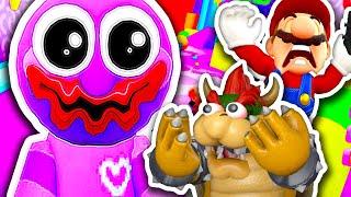  EVIL MR SMILEY ESCAPE with MARIO  Bowser Plays Roblox Escape Mr Smiley's Daycare OBBY Ft. MARIO