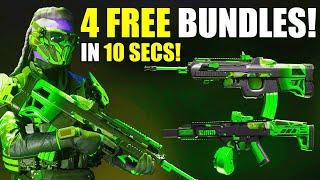 *SUPER FAST*  Unlock 4 x FREE BUNDLES in 10 Seconds! (New Free MW3 Operator) FREE BLUEPRINTS Warzone