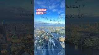 Shangrila at the Shard #london #cityviews #shorts #hotelroomview #travel #youtubeshorts