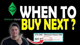 When to BUY Ethereum Classic NEXT │ Key ETC Reversal Coming  Must Watch Video