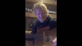 Ed Sheeran - "Love in Slow Motion" | FIRST ever LIVE acoustic performance | IG Live 31.10.21