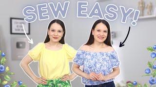 Let's sew a trendy summer top! Sew Easy!