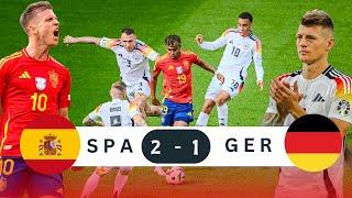 Spain Vs Germany | 2 - 1 | Extended Highlights And Goals | Euro 2024