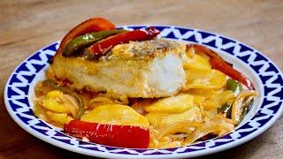 Don’t cook cod again without watching this… Portuguese-style cod!