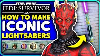 How To Make ICONIC Lightsaber Builds in Star Wars Jedi Survivor!