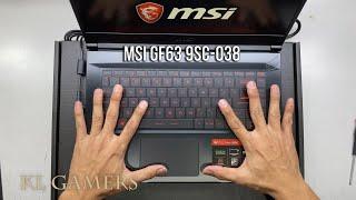 msi GF63 9SC-038 Notebook Laptop Unbox & Upgrade Kingston DDR4 RAM increase Speed 2020