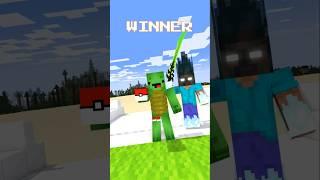 Mikey Ultimate Herobrine Vs Technoblade Entity #minecraft #minecraftshorts