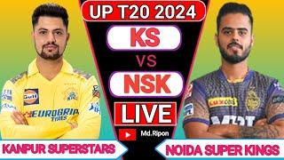 Kanpur Superstars vs Noida Super Kings:Uttar Pradesh T20 league 2024 live