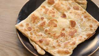 在家也能做印度飞饼，外皮酥脆，教你简单的做法 Roti Canai Recipe