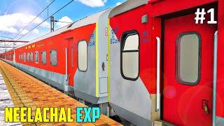 Neelachal Express in Train Simulator | WAP-4 + Parallel Race | FHD GAMEPLAY : IR-MSTS 