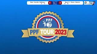 Web TV PPF TOUR 2023:Supranational de Ville de Carcassonne-Demi-finale: RIZZI Diego VS BAUER Fréd