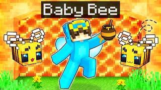 Becoming A BABY BEE In Minecraft!