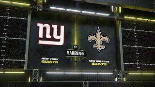 Madden 24 - New York Giants @ New Orleans Saints - All-Time Teams Week 15