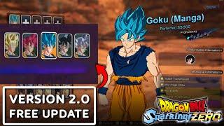 *NEW* DRAGON BALL: Sparking! ZERO (Version 2.0) - Official Patch Notes Update