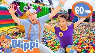 Blippi's Biggest Ball Pit Challenge!  | Blippi's 10 Year | Fun & Educational Videos for Kids