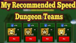 My Best Speed Teams for Giants, Dragons, Necro, And Spiritual Realm - Summoners War