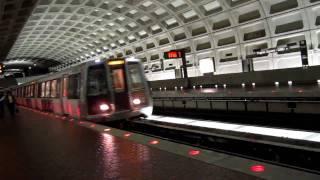 Washington DC Metro(Orange Line) Arriving @ Virginia Square-George Mason University