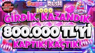 Sugar Rush 1000 | REKOR +52 SPİN İLE MAXWİN'E DOĞRU KOŞTUK 800.000 TL KAPTIK KAÇTIK !