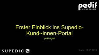 Einblick in das Kund~innen-Portal von Supedio am Beispiel "ORDERS IN"