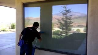 Window Cleaning Tutorial - S method/fanning technique.