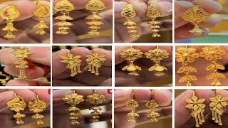 New Latest Gold Stud Earrings Designs with weight and price//Under 2.5grams gold earrings designs