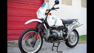 1988 BMW R100GS Ride 1