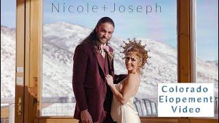 Wedding Elopement Video - Colorado Winter Wedding Videography