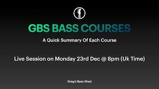 Explore the GBS Bass Courses - LIVE!: Learn Bass WIth A Pro: