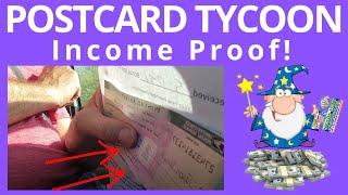 More POSTCARD TYCOON Income Proof! $300 Mailbox Money Home Business Postcard Program