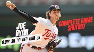 Joe Ryan Complete Game Shutout Twins vs Red Sox | 6/22/23 | MLB Highlights