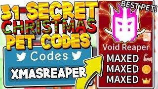 ALL 31 SECRET SABER SIMULATOR XMAS PET UPDATE CODES!! *BROKEN PET!* Roblox