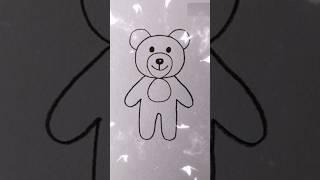 how to draw easy teddy bear // easy teddy bear kaise banaen