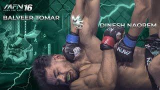 You Won’t Believe This TKO!  Dinesh Naorem vs. Balveer Singh Tomar | MFN 16 I Fight Highlights