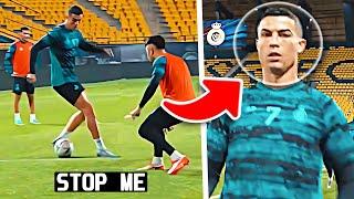 Cristiano Ronaldo CRAZY Skills  in TODAY's Al Nassr Training !