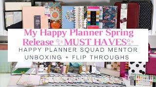 Happy Planner Spring Release MUST HAVES  and flip throughs