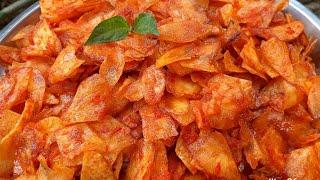 RESEP KERIPIK SINGKONG BALADO PEDAS MANIS SUPER KRIUK || COCOK BUAT IDE JUALAN