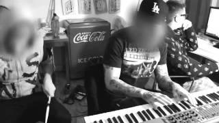 Hollywood Undead. Da Kurlzz and J-Dog in the studio